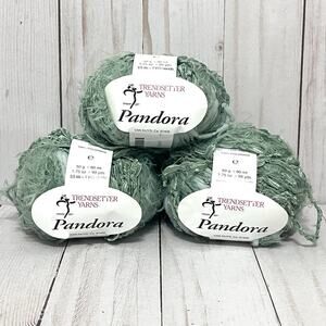 Trendsetter Yarns Pandora Luxury Yarn Color #79 Made in Italy Lot of 3 Skeins
